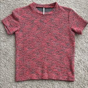 Free People|Tops| Free People Burnt Orange Speckled Crewneck Top| Size M